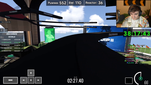 Wirtual gets the first sub-3 minute time on Deep Dip. "Best run I've ever driven"