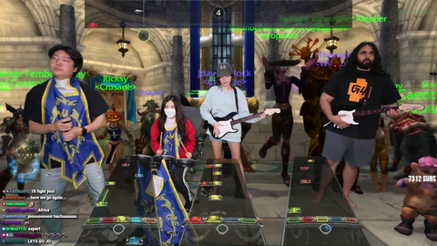 Esfand forms a rock band