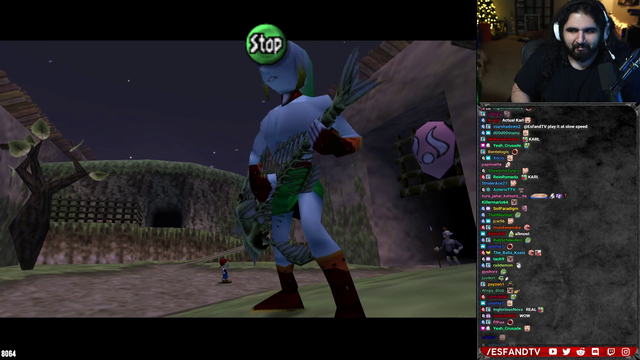 PogU esfand playing an actual song in majora's mask