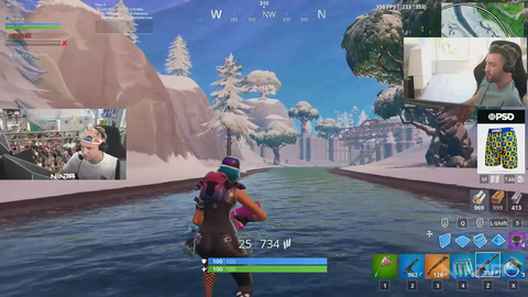 Ninja cranks some 90s for the Mixer crowd