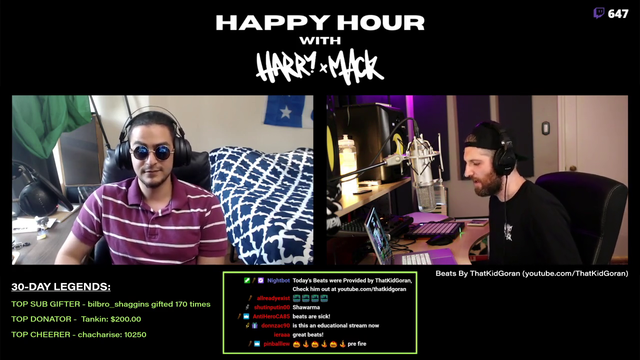 Harry Mack raps about Reckful