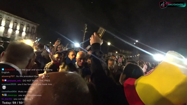 Dasher gets hammered by the president of Portugal
