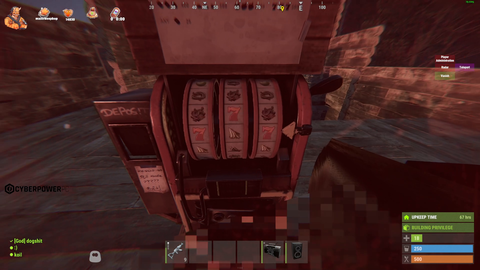 Admin Buddha gives Train a gift in Rust