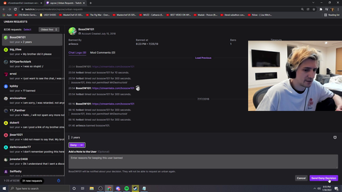 Typical xQcOW Unban Requests