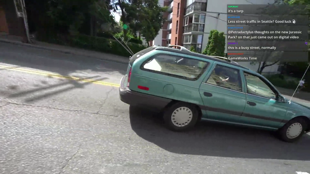 Seattle streamer eats the concrete