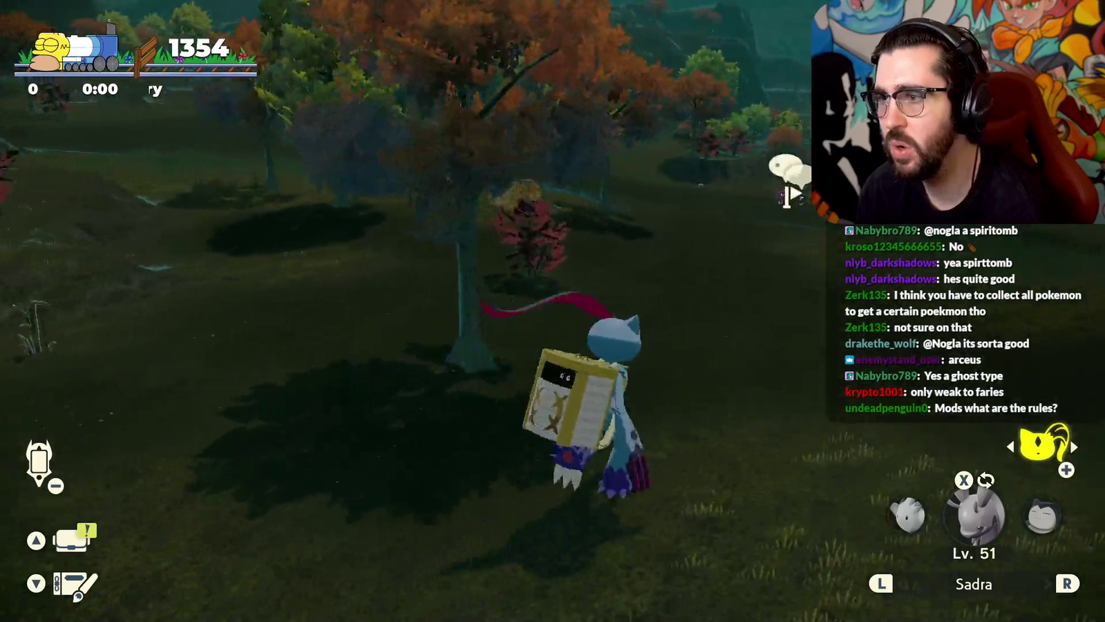Nogla sees a shiny Murkrow, and then he doesn’t.