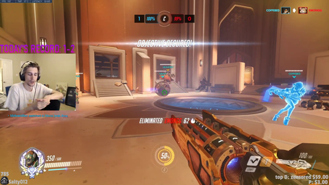 There is a woman in xqc's game