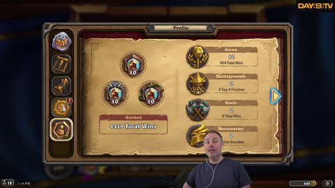 Day9 plays HS after a long time