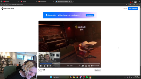 xQc reacts to him getting caught while gooning
