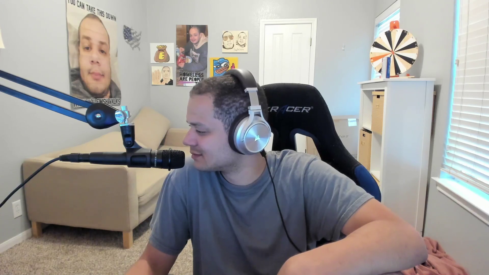 Emmy gets scared of her father after he brutally beats the family dog with his chair