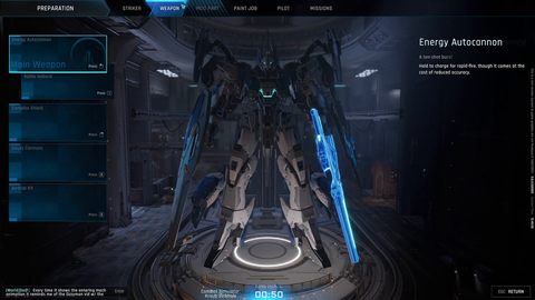 Lirik checks out his gundam customizations