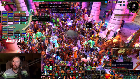 WoW Community paying their respects to Reckful