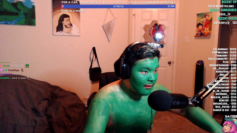 Interesting bodypaint stream