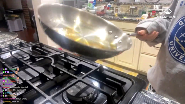 Mar should NOT be in the kitchen