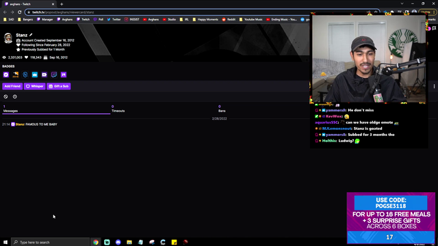 Avghans shows Ludwigs chat logs...