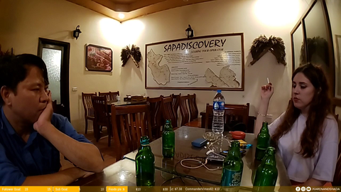 Vietnamese hotel manager tries to mack on streamers wife while husband goes to bathroom