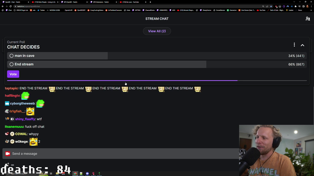 Chat Ending Quin Stream KEKW