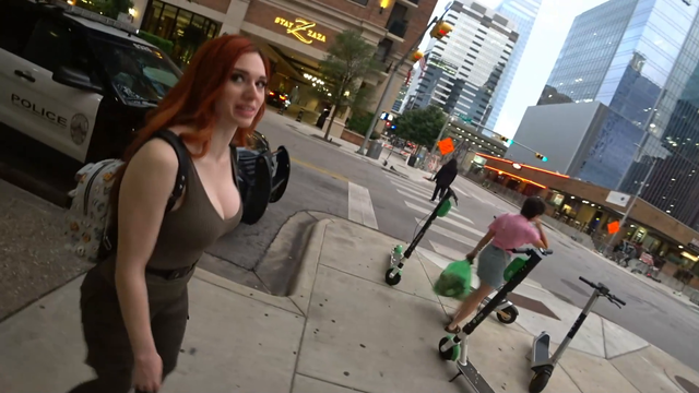 NPC falls in the middle of the street