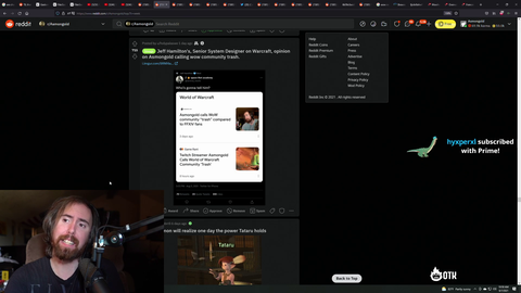 Asmongold calls out the WoW system designer