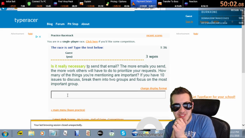 Kitboga gets scammer to play typeracer