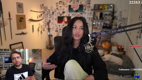 Valkyrae reveals who her "real" friends are