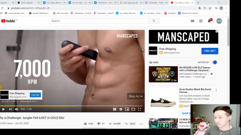 Streamer attempts to stream the game he's playing, doesnt work out for him.