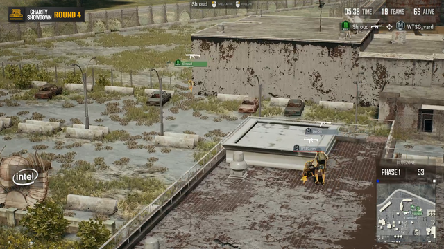 Typical broken PUBG on the Charity Invitational. Sorry Shroud