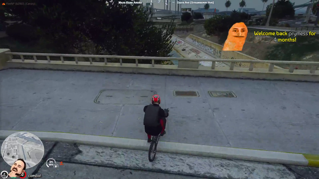 Need a little break in middle of a bike chase