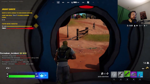 Forsen tries Fortnite