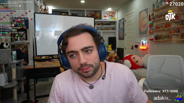 Mizkif on his Audi being hit