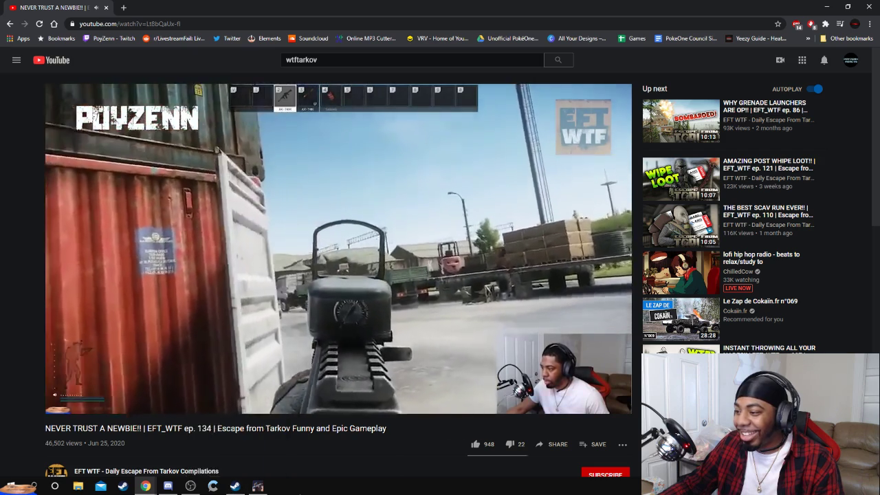 Small streamer finds his clip on youtube