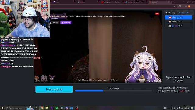 Streamer finds someone familiar