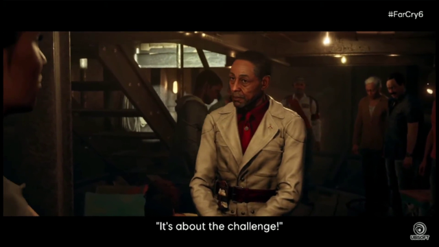 Joel makes a perfectly timed joke during the Far Cry teaser