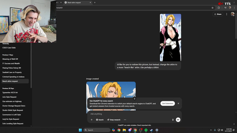 xQc scammed out of 200 dollars by OpenAI