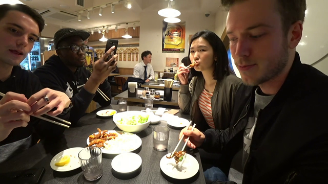 Rie forgot how to eat