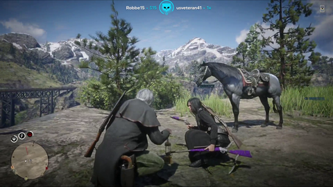 Lirik lives up to his RP name in RDR2