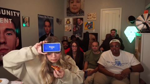 Brittt plays a guessing game
