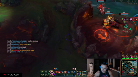 Trick2G ends the game against Tyler1