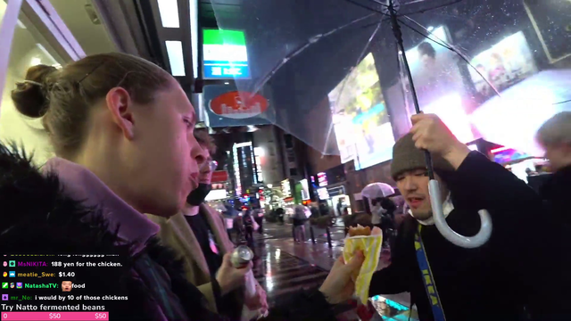 Japanese guy takes a tumble whilst excited over Chicken