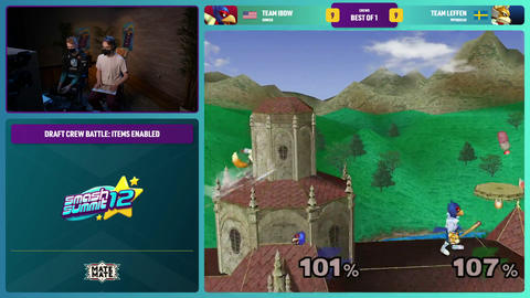 Melee pros play a competitive match how Sakurai intended