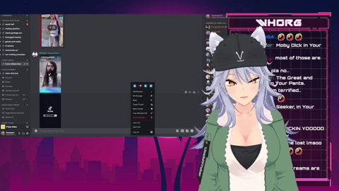 Vtuber gets scared by a MoistCr1tikal video