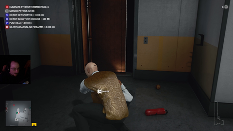 Angry Bald man calls out a chatter