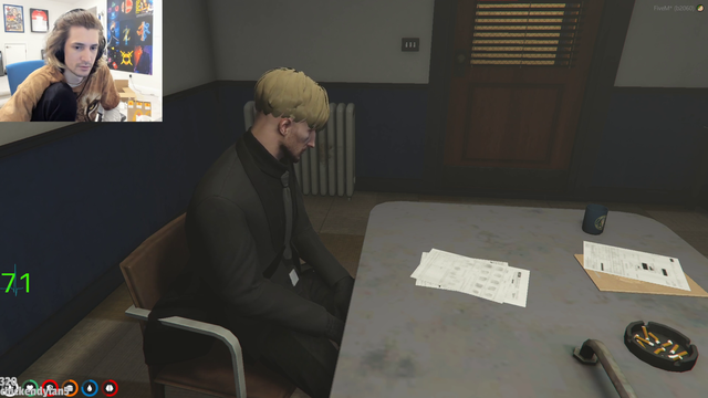 xQc gets a visitor while being detained