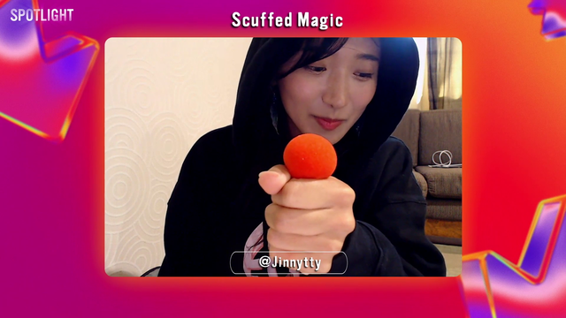 Jinny does a forbidden magic trick