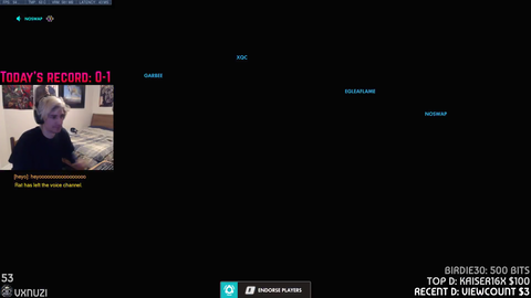 xQc adds a new rule to his channel