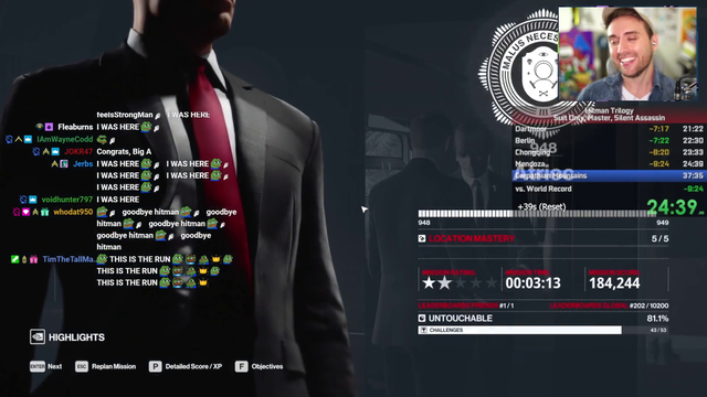 Atrioc's last dance in hitman