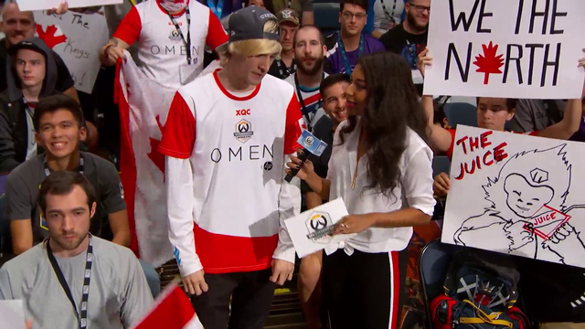 The patented xQc mic grab circa 2017 world cup LUL