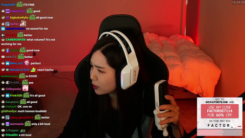 Chat pretend Hachu is not muted for ~15 min