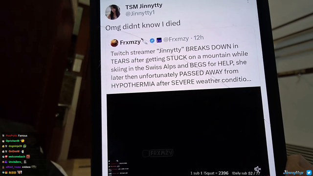 Robcee reacts to Jinny's "death"
