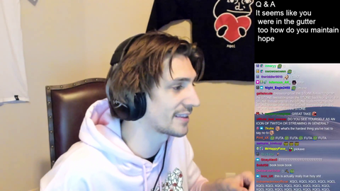 xQc's gives an allegory of dealing with tough things in life